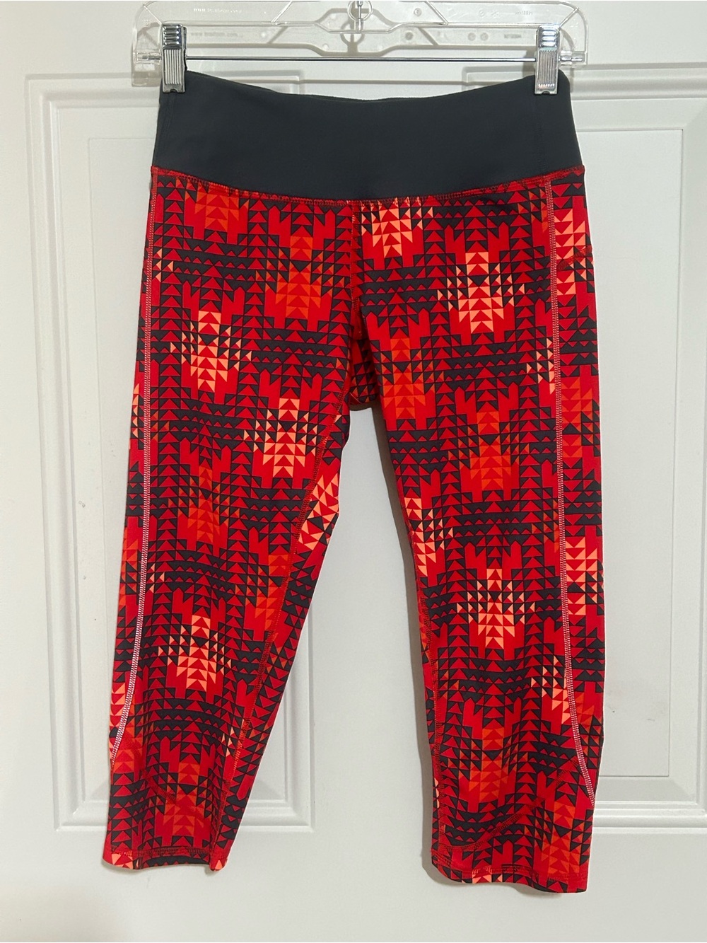 Zella Black Legging with Red Logo Accent